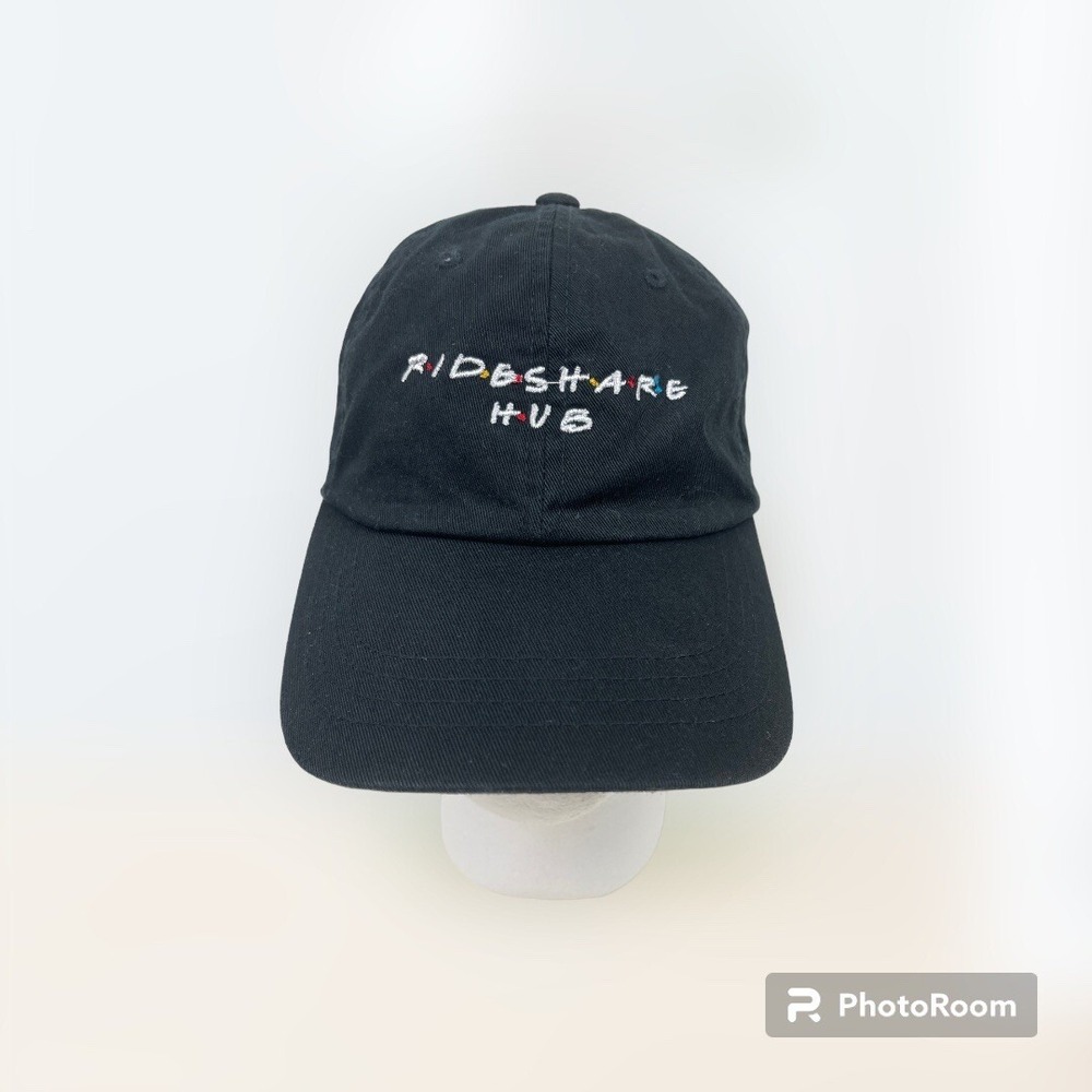 The Classics Yupoong Hat Rideshare Hub Black Adjustable
